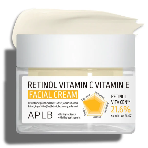 APLB Retinol Vitamin C Vitamin E Facial Cream 55ml