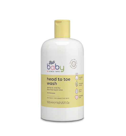 Boots Baby Head To Toe Wash 500ml
